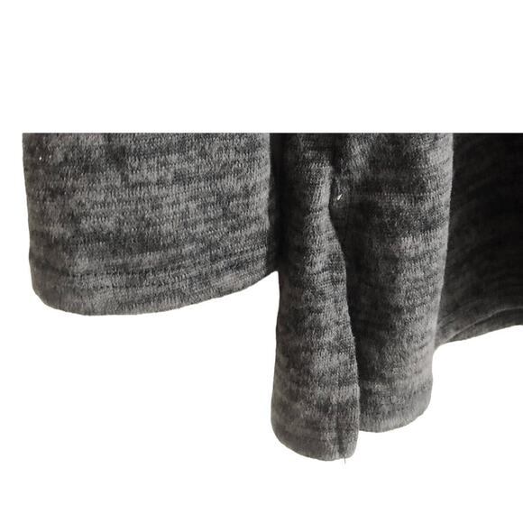 Forgotten Grace Brushed Hacci Pullover Tunic Top Sz Small in Dark Charcoal NWT - Picture 5 of 7